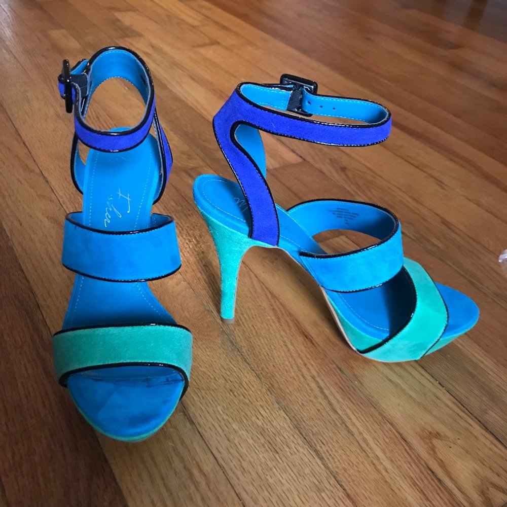 Marc Fisher colorblock heels